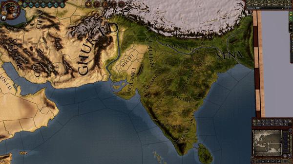 Crusader Kings II - Rajas of India - Steam Key (Clé) - Mondial