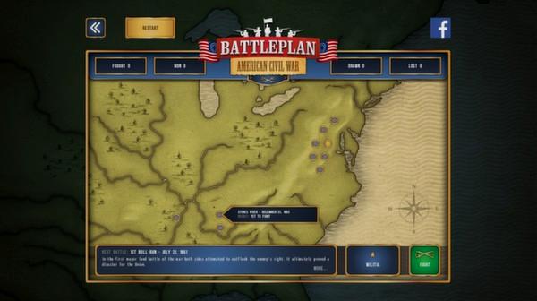 Battleplan: American Civil War - Steam Key - Globale