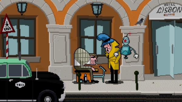 Detective Case and Clown Bot in: Murder in the Hotel Lisbon - Steam Key - Globale