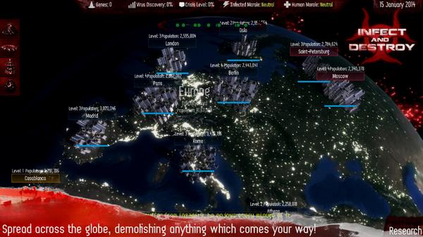 Infect and Destroy - Steam Key - Global