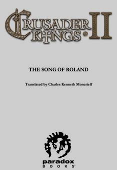 Crusader Kings II - The Song of Roland Ebook - Steam Key - Global