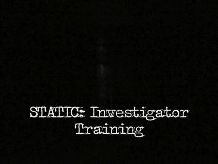 STATIC: Investigator Training - Steam Key (Chave) - Global