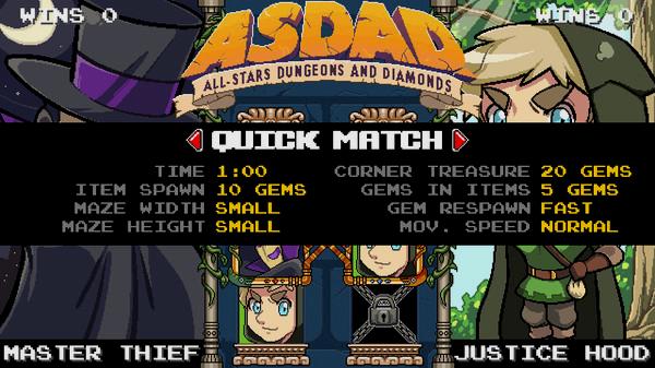 ASDAD: All-Stars Dungeons and Diamonds - Steam Key (Chave) - Global