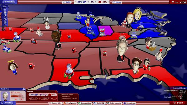 The Political Machine 2016 - Steam Key - Globalny