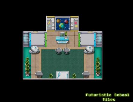 RPG Maker VX Ace - Futuristic School Tiles - Steam Key (Chave) - Global