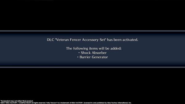 Fairy Fencer F ADF Veteran Fencer Accessory Set - Steam Key - Globalny