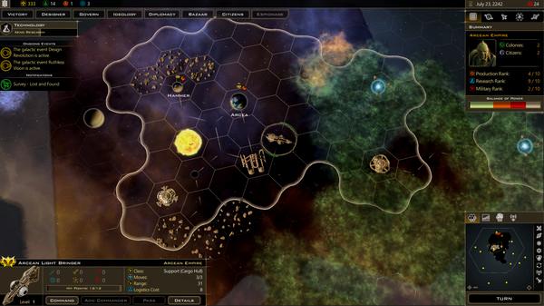 Galactic Civilizations III: Crusade Expansion Pack - Steam Key (Clé) - Mondial