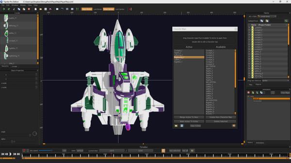 Spriter: Radius-Wing SHMUP Animated Art Pack - Steam Key - Globale