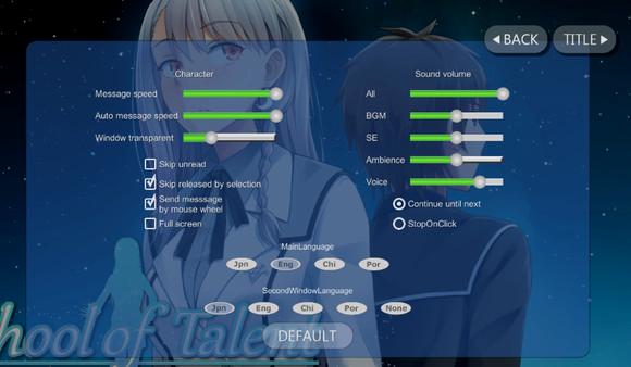 School of Talent: SUZU-ROUTE - Steam Key (Clave) - Mundial