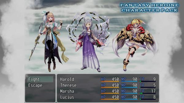 RPG Maker MV - Fantasy Heroine Character Pack - Steam Key - Globale