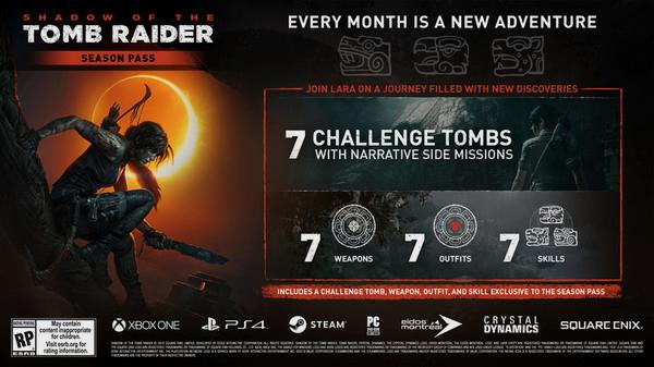 Shadow of the Tomb Raider - Season Pass - Steam Key (Clave) - Mundial