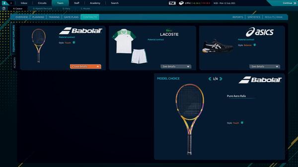 Tennis Manager 2021 - Steam Key (Clé) - Mondial