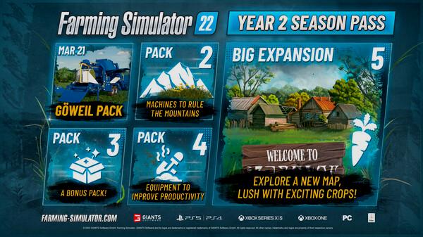 Farming Simulator 22 - Year 2 Season Pass - Steam Key - Globale