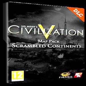 Sid Meier's Civilization V: Scrambled Continents Map Pack - Steam Key - Global